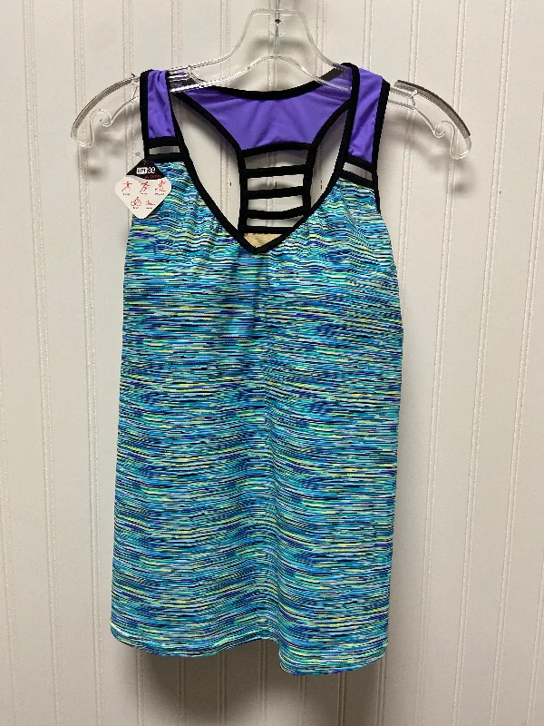 Yoga Tops with Moisture-Wicking Fabric -Green Athletic Tank Top Zero Xposure, Size 1x Yoga Tops with Moisture-Wicking Fabric -Green Athletic Tank Top Zero Xposure, Size 1x