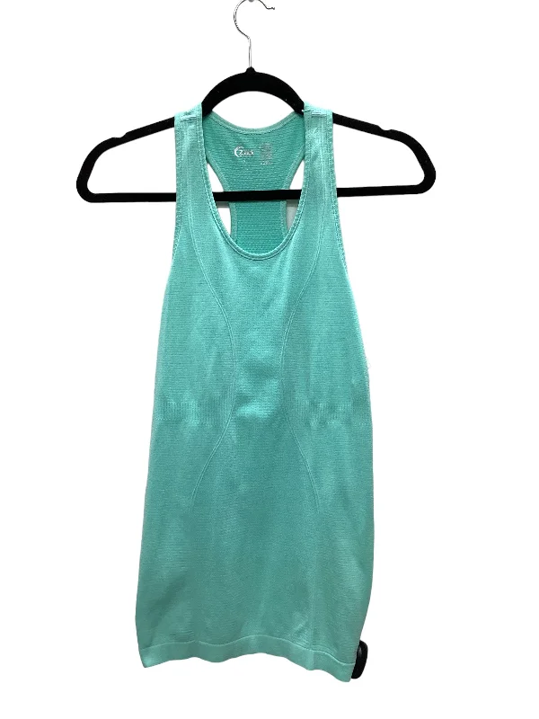 Yoga Tops with Athletic Fit -Green Athletic Tank Top Zyia, Size S