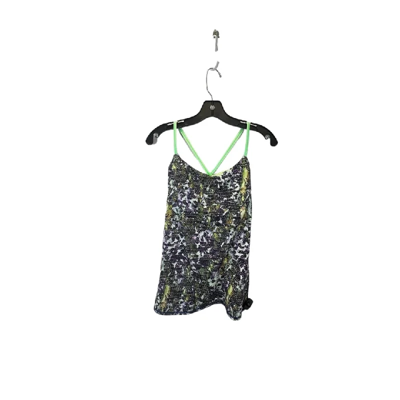 Yoga Tops for Comfortable Stretching and Posing -Green & Purple Athletic Tank Top Lululemon, Size 6