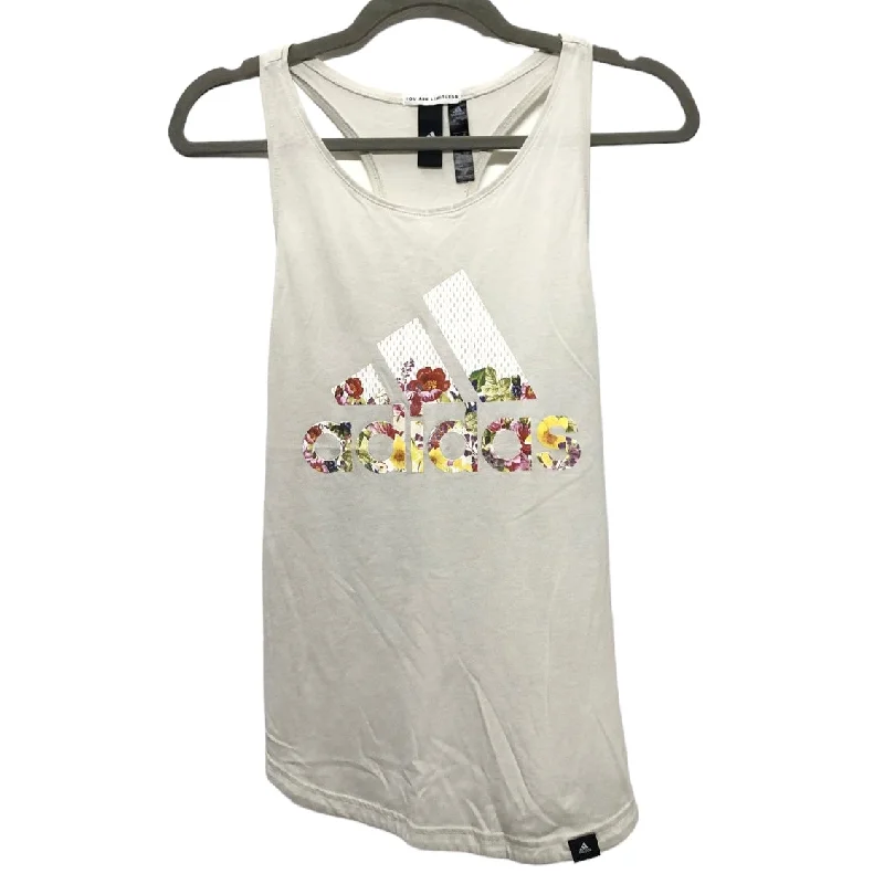 Yoga Tops for Deep Stretching -Grey Athletic Tank Top Adidas, Size S