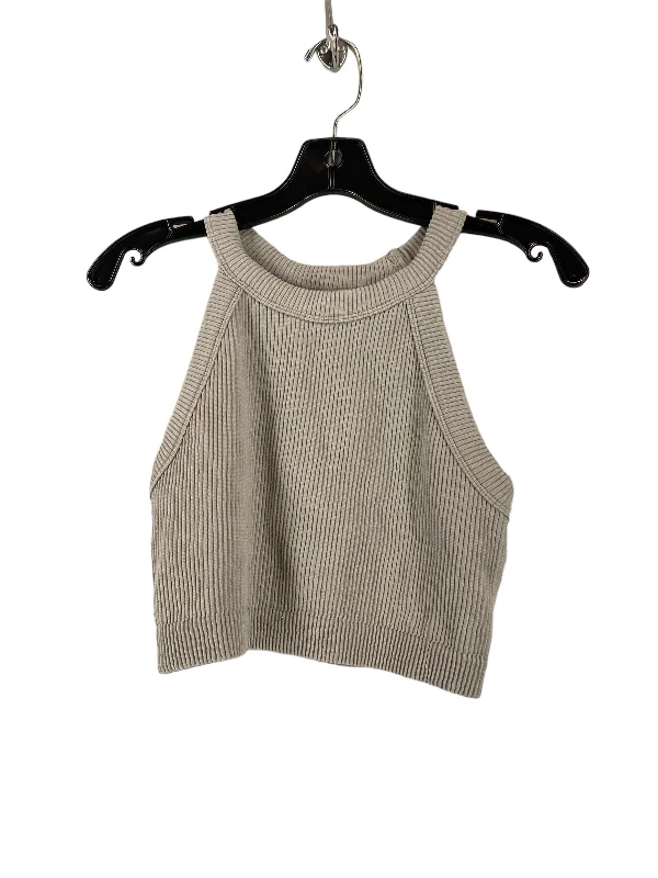Soft Yoga Tops for Everyday Practice -Grey Athletic Tank Top Aerie, Size L