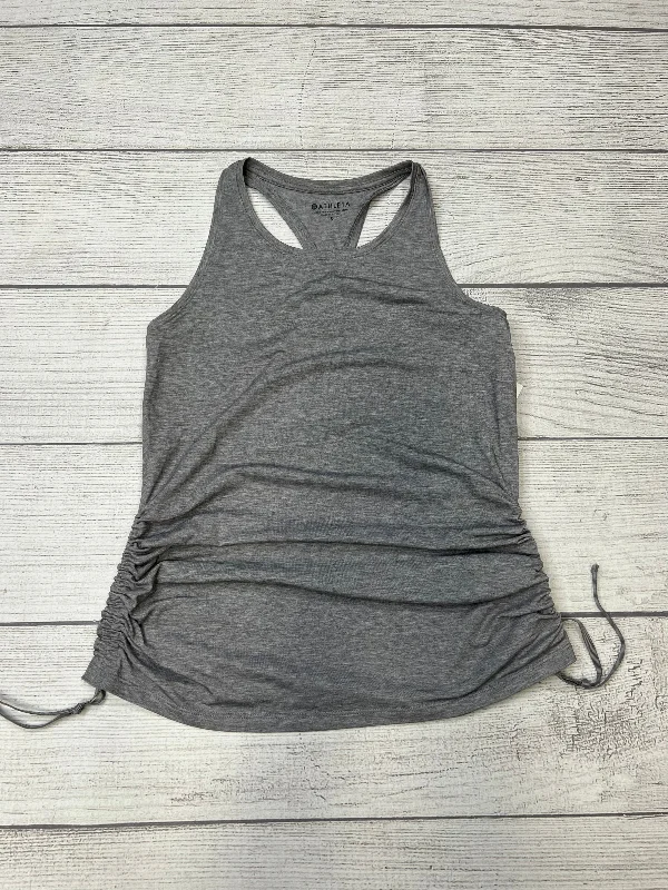 Yoga Tops for Better Posture and Comfort -Grey Athletic Tank Top Athleta, Size S