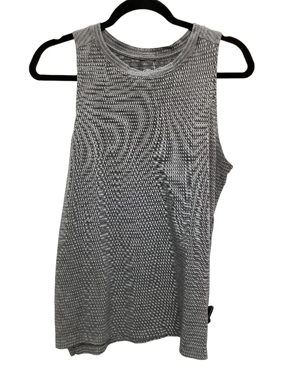 Yoga Tops for Easy Movement and Comfort -Grey Athletic Tank Top Athletic Works, Size M