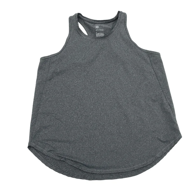 Yoga Tops with Soft Material for Extra Comfort -GREY ATHLETIC TANK TOP by ALL IN MOTION Size:M
