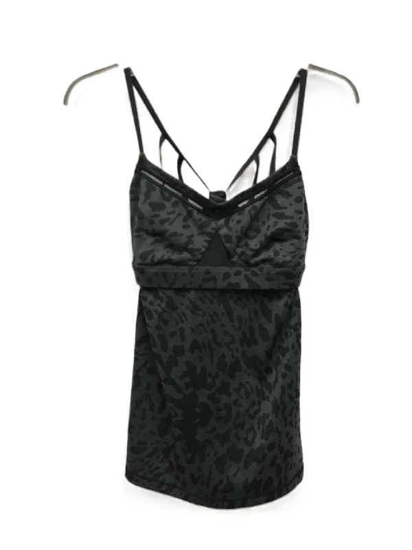Soft Yoga Tops for Relaxed Movement -Grey Athletic Tank Top By Lululemon, Size: M