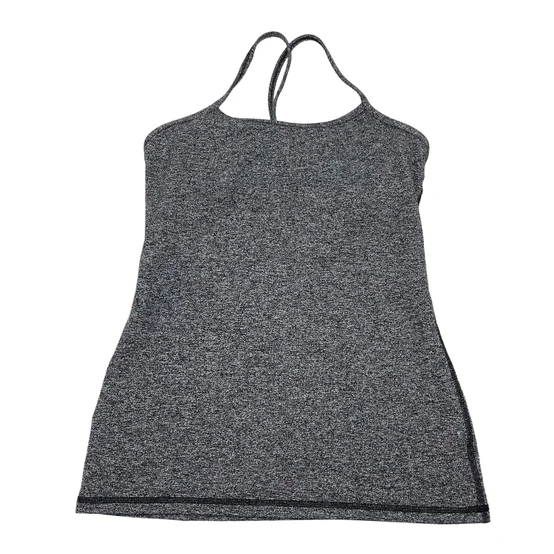 Women's Yoga Tops for Active and Casual Wear -GREY ATHLETIC TANK TOP by LULULEMON Size:M