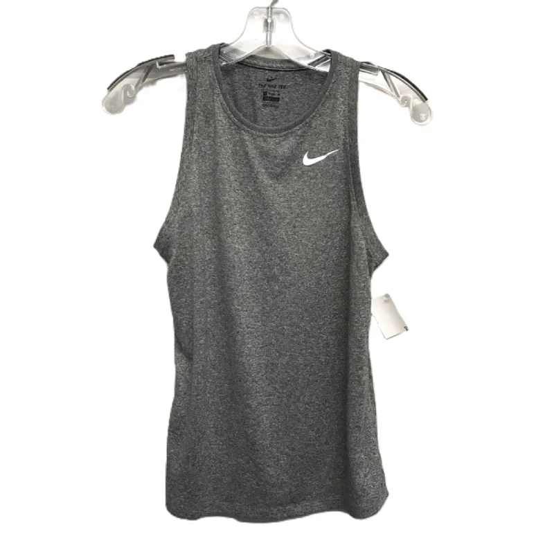 Soft Yoga Tops for Relaxed Movement -Grey Athletic Tank Top By Nike Apparel, Size: Xs