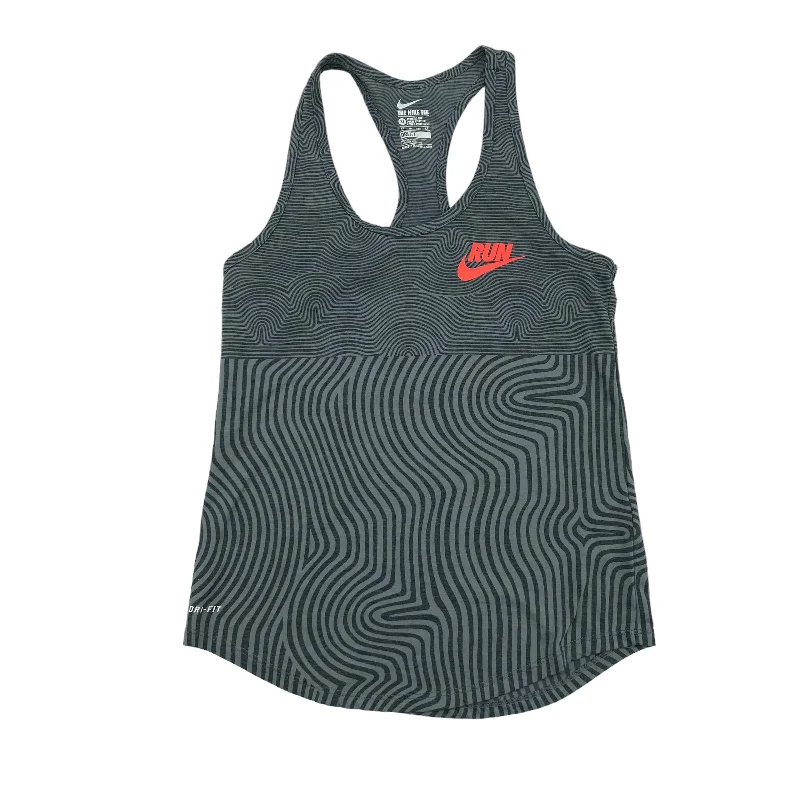 Yoga Tops for Intense Yoga Workouts -GREY ATHLETIC TANK TOP by NIKE APPAREL Size:XS