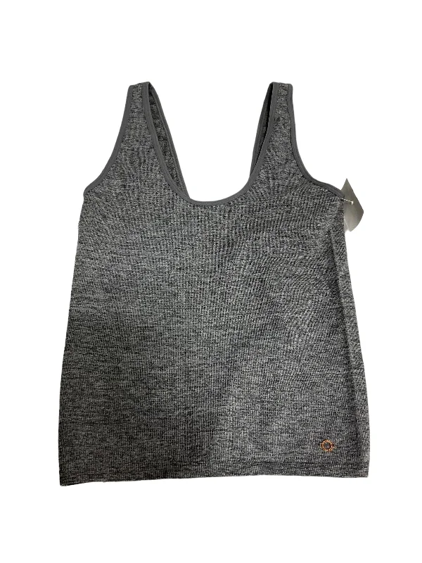 Yoga Tops for Yoga and Relaxation -Grey Athletic Tank Top Danskin, Size Xl
