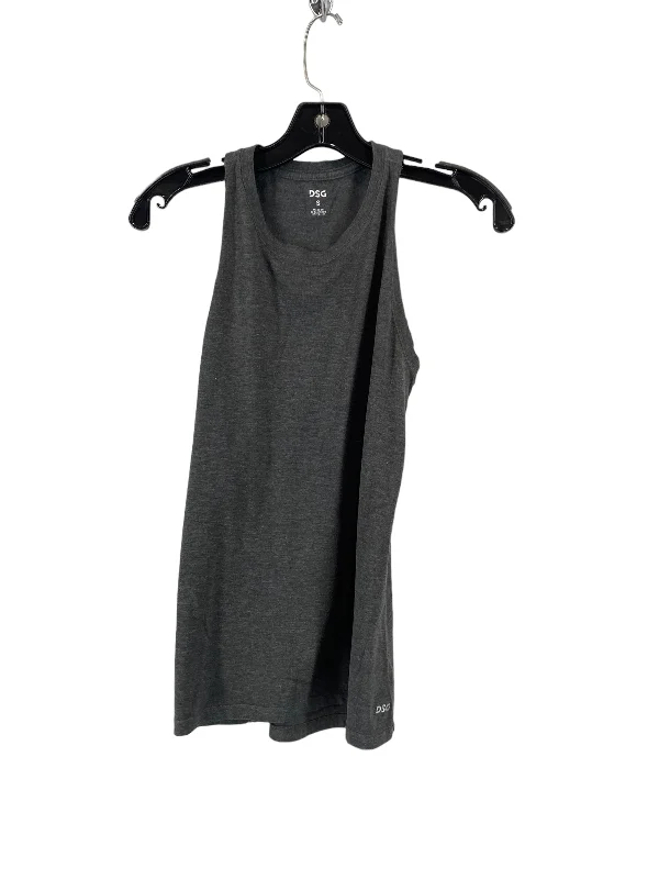 Relaxed Yoga Tops for Women -Grey Athletic Tank Top Dsg Outerwear, Size S