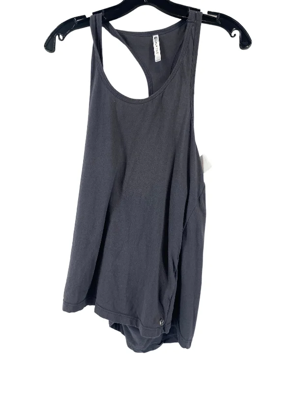 Women's Yoga Tops for Core Strengthening -Grey Athletic Tank Top Fabletics, Size L