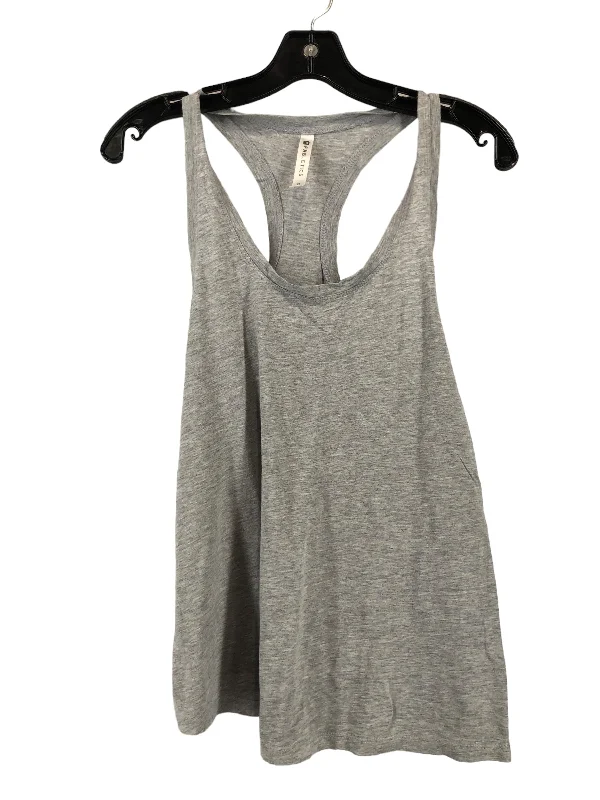 Yoga Tops for Core Fitness Training -Grey Athletic Tank Top Fabletics, Size M