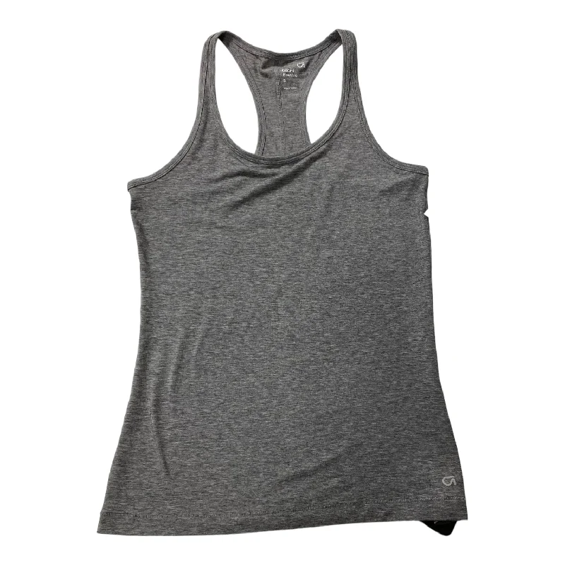 Yoga Tops with Relaxed Fit for Movement -Grey Athletic Tank Top Gapfit, Size S