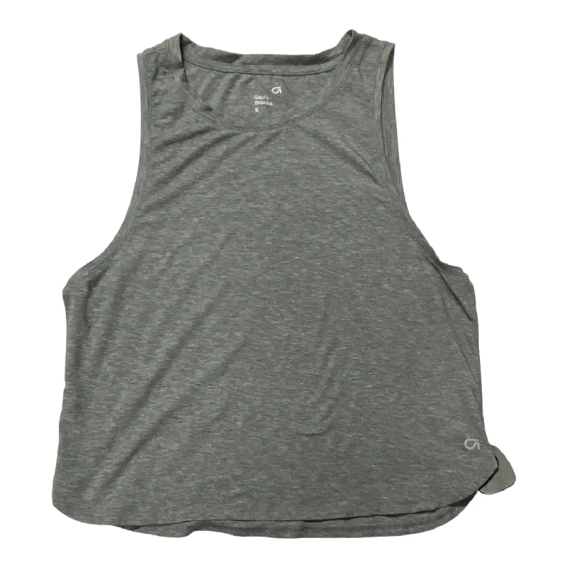 Yoga Tops for High-Intensity Training -Grey Athletic Tank Top Gapfit, Size S