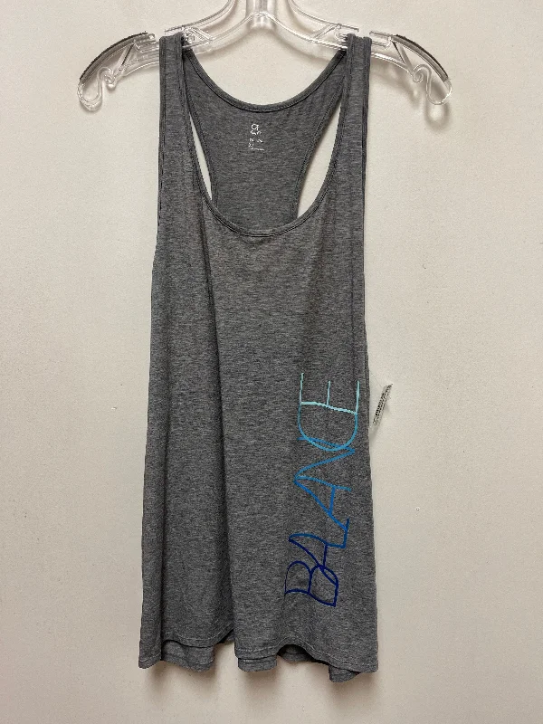 Cool Yoga Tops for Hot Weather -Grey Athletic Tank Top Gapfit, Size Xl