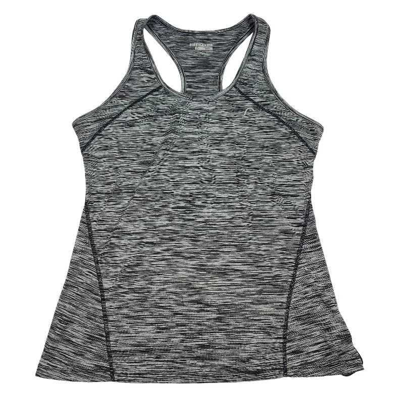 Yoga Tops for Daily Wear and Practice -Grey Athletic Tank Top Head, Size S