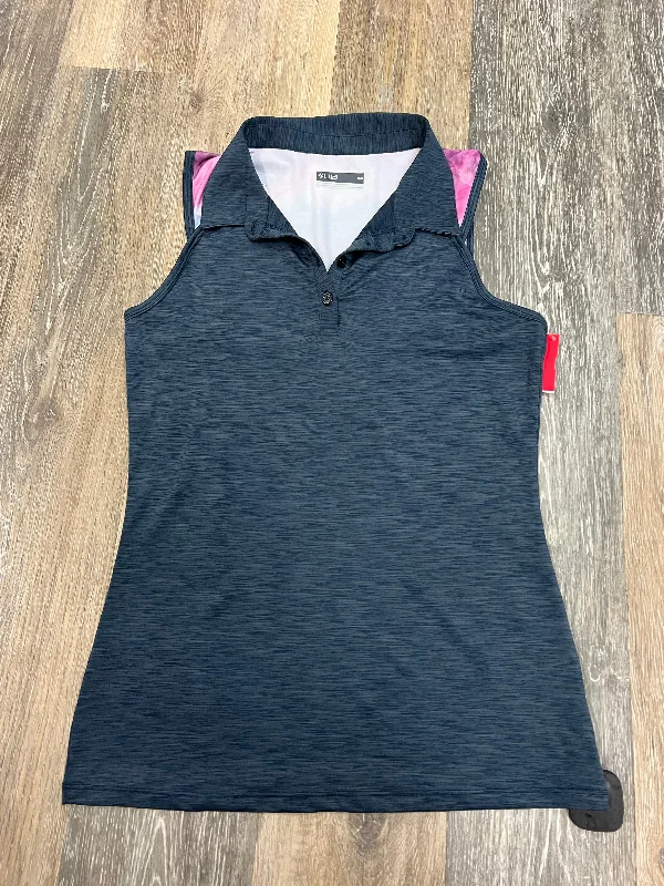 Adjustable Yoga Tops for Comfort -Grey Athletic Tank Top Lija, Size M