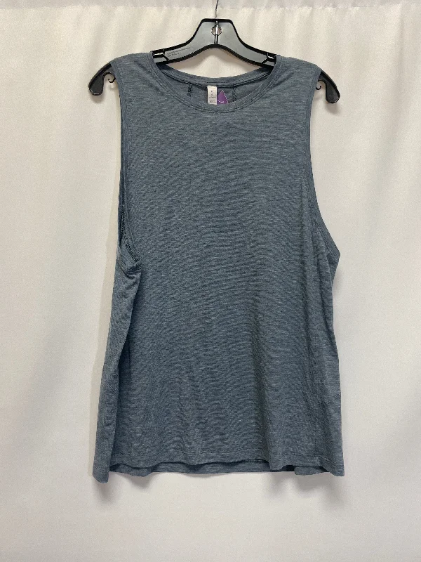 Fitted Yoga Tops for Optimal Movement -Grey Athletic Tank Top Lululemon, Size 10