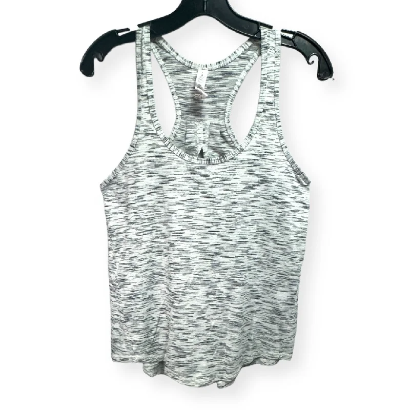Women's Yoga Tops with Long Sleeves for Coverage -Grey Athletic Tank Top Lululemon, Size 4