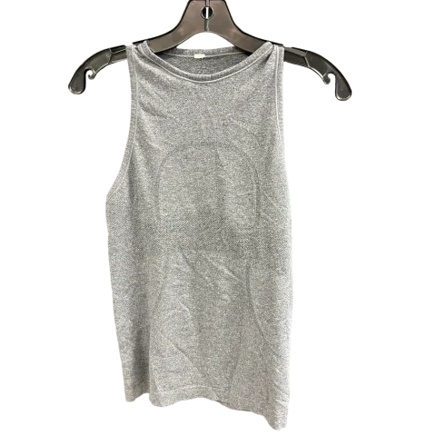 Yoga Tops for Hot Yoga Classes -Grey Athletic Tank Top Lululemon, Size 4