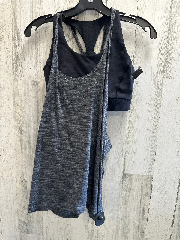 Zip-Up Yoga Tops for Flexibility -Grey Athletic Tank Top Lululemon, Size 6