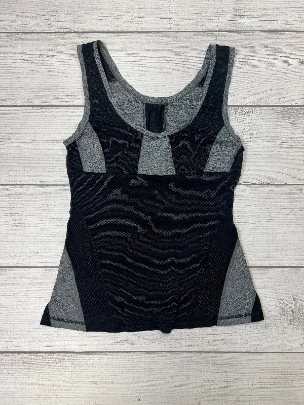 Women's Yoga Tops for Comfortable Fit -Grey Athletic Tank Top Lululemon, Size 8