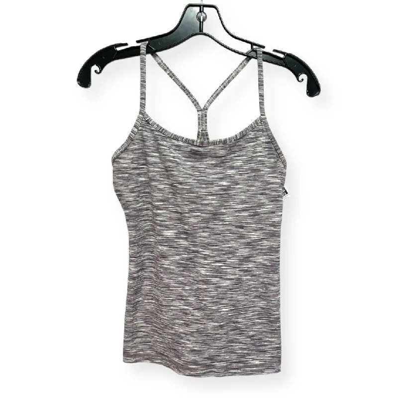 Yoga Tops for Everyday Stretching -Grey Athletic Tank Top Lululemon, Size 8