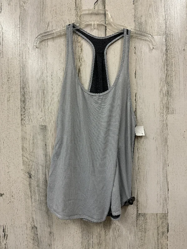 Soft Cotton Yoga Tops for Comfort -Grey Athletic Tank Top Lululemon, Size M