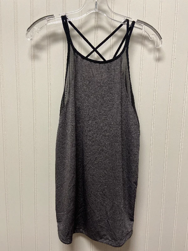 Women's Yoga Tops for Power Yoga -Grey Athletic Tank Top Lululemon, Size M