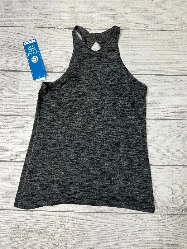 Yoga Tops for Intense Yoga Workouts -Grey Athletic Tank Top Lululemon, Size M