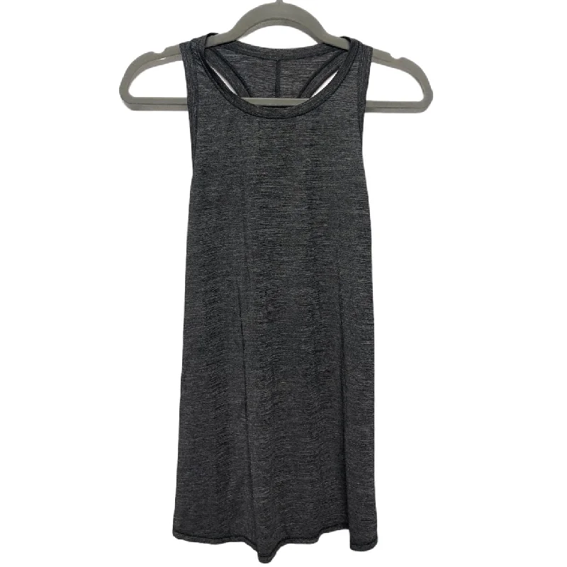 Stylish Yoga Tops for Studio and Gym -Grey Athletic Tank Top Lululemon, Size Xl