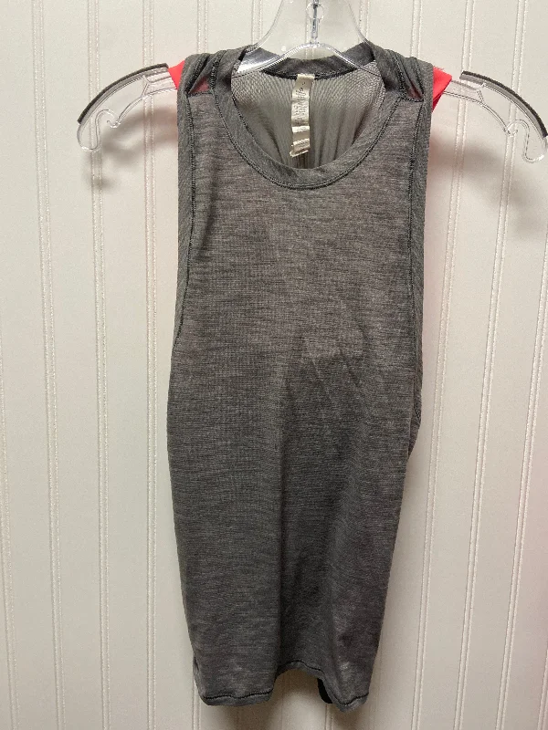 Yoga Tops for Supportive Fit -Grey Athletic Tank Top Lululemon, Size Xs