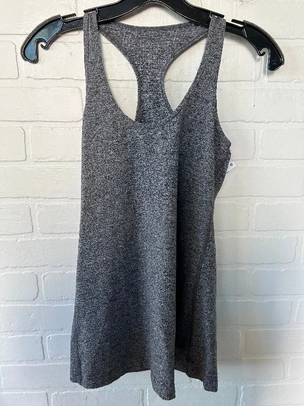 Yoga Tops for Movement and Flexibility -Grey Athletic Tank Top Lululemon, Size Xs
