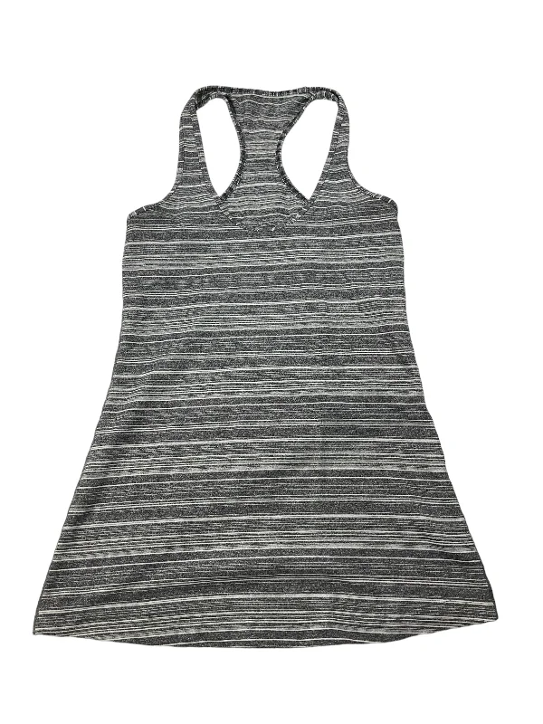 Stylish Yoga Tops for Gym Sessions -Grey Athletic Tank Top Lululemon, Size Xs