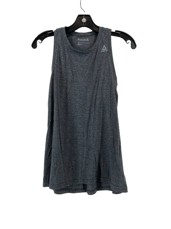 Yoga Tops for Studio and Gym Workouts -Grey Athletic Tank Top Reebok, Size S