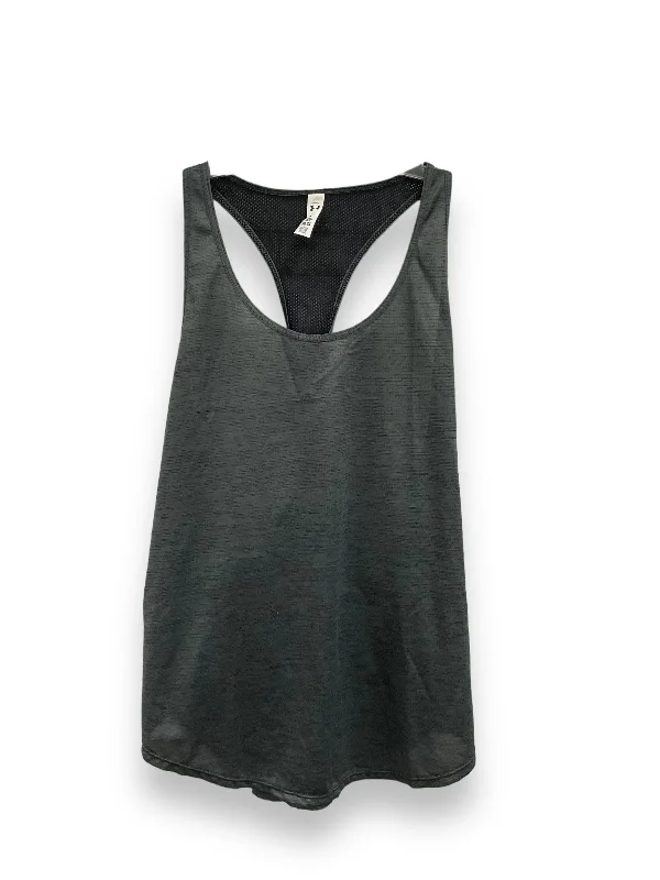 Long Sleeve Yoga Tops for Winter -Grey Athletic Tank Top Under Armour, Size L