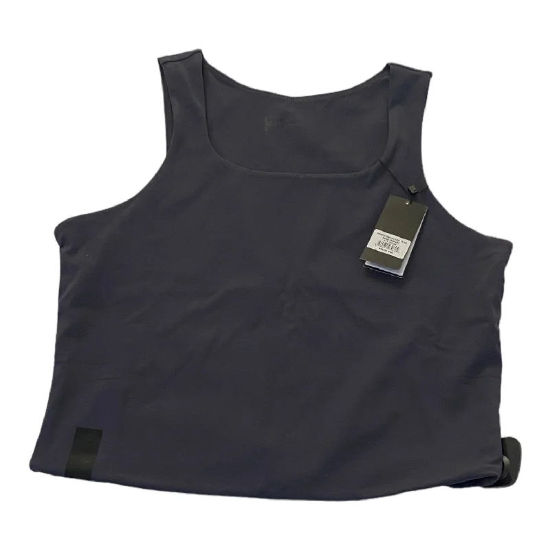 Loose Fit Yoga Tops for Easy Movement -Grey Athletic Tank Top UNRL, Size M