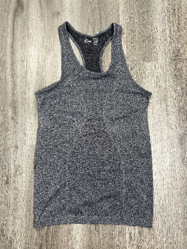 Eco-Friendly Yoga Tops for Women -Grey Athletic Tank Top Zyia, Size M