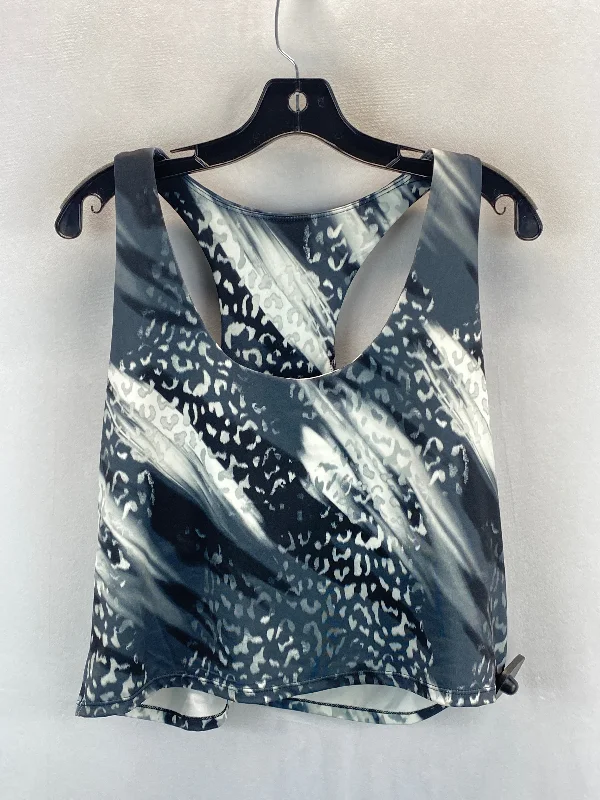 Yoga Tops for Low-Impact Yoga Sessions -Grey & White Athletic Tank Top Pro Player, Size 3x