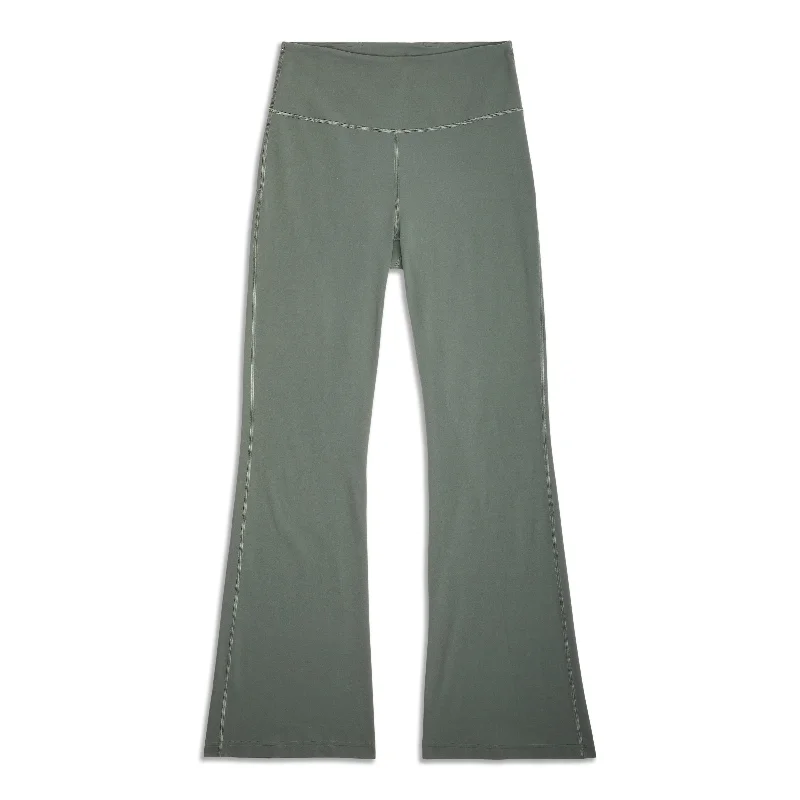 Comfortable Full Coverage Yoga Pants -Groove Super-High-Rise Flared Pant - Resale