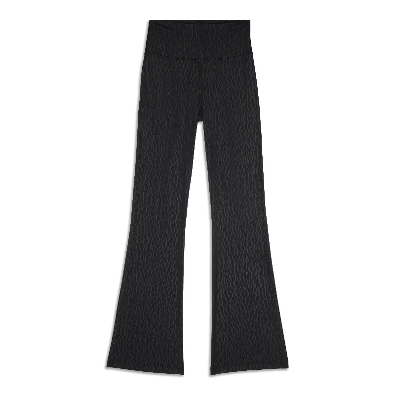 High-Waisted Yoga Pants for Core Support -Groove Super-High-Rise Flared Pant - Resale