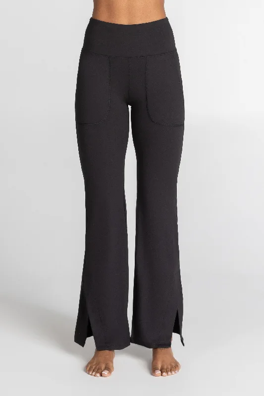 Comfortable Yoga Tops for Hot Yoga Practice -Groove Ultra High Waist Flare Leggings