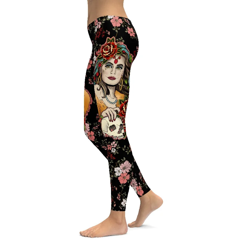 Yoga Pants for Comfort and Support -Gypsy Fortune Teller Leggings