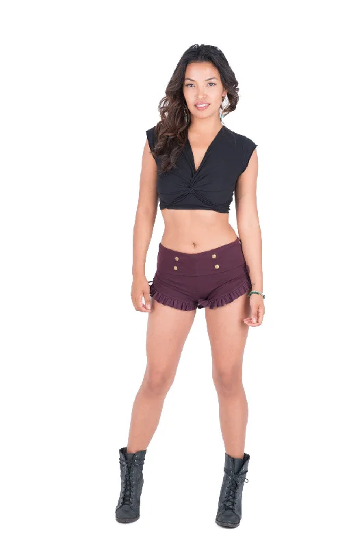 Yoga Shorts for Comfortable Stretching -Gypsy Shorts Solid
