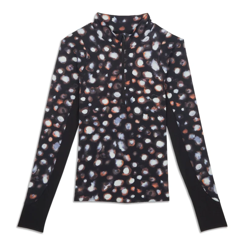 Loose Yoga Tops for Relaxing -Half-Zip Long Sleeve Shirt - Resale