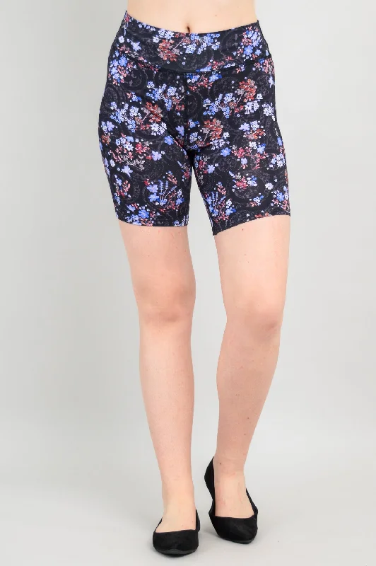 Yoga Shorts for Everyday Flexibility -Hallie Shorts, Mignonette, Bamboo