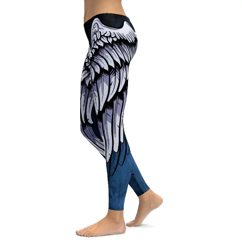 Yoga Pants for Daily Stretching -Harajuku Wings Leggings