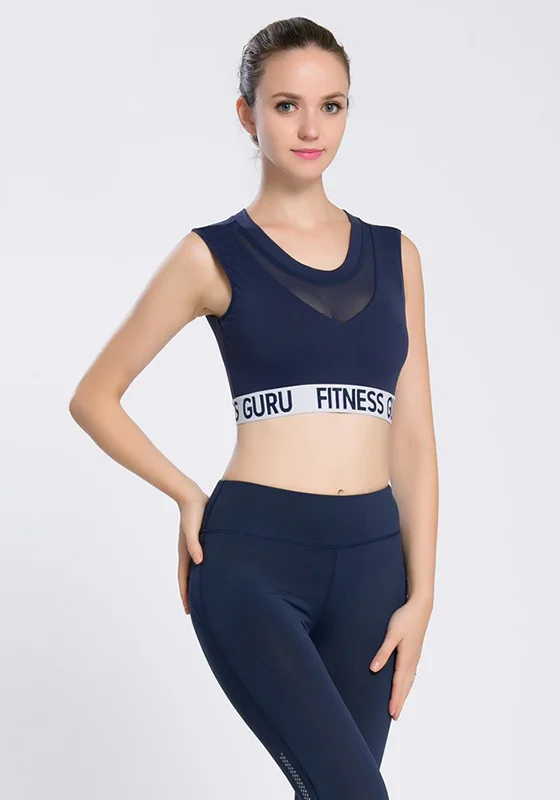V-Neck Yoga Tops for Comfort -Seamless Vented Tank Top