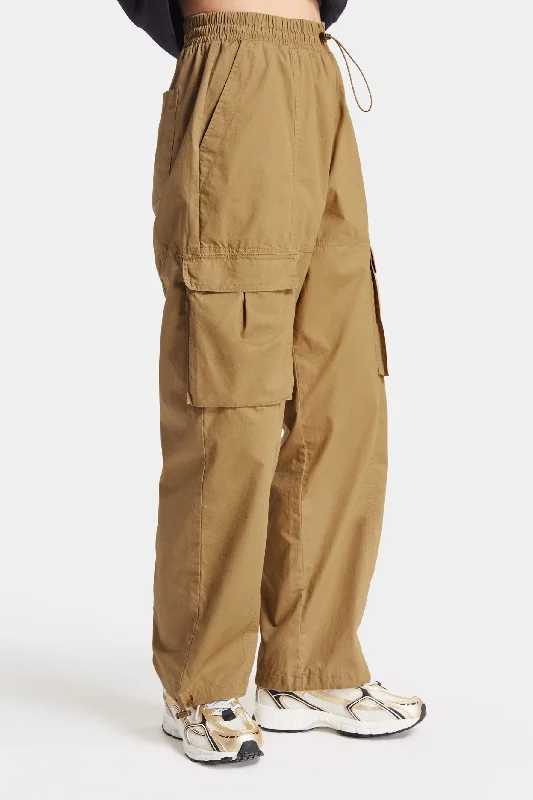 Lightweight Yoga Pants for Yoga -Henley Utlity Cargo Pant - Chestnut