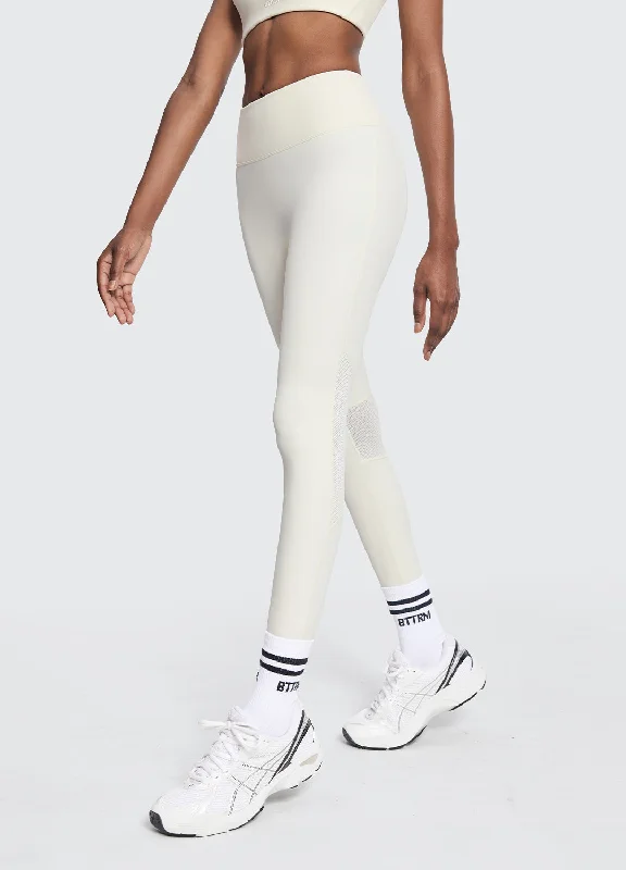 Comfortable Full-Length Yoga Pants for Stretching -High Impact Mesh Leggings